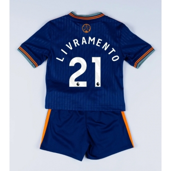 Billige Fotballdrakt Newcastle United Tino Livramento #21 Replika Tredjedraktsett Barn 2025-26 Kortermet (med bukser)